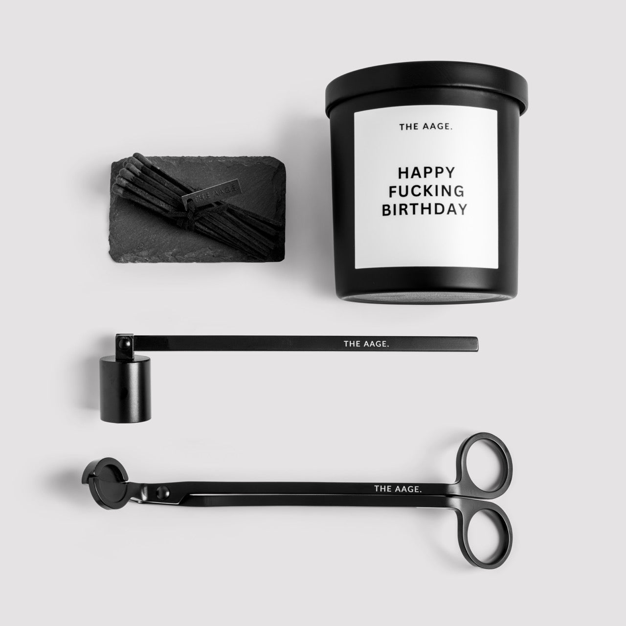 ULTIMATE BUNDLE: SNUFFER, CUTTER, MATCHSTICKS, SLATE + CANDLE (SAVE 20%)